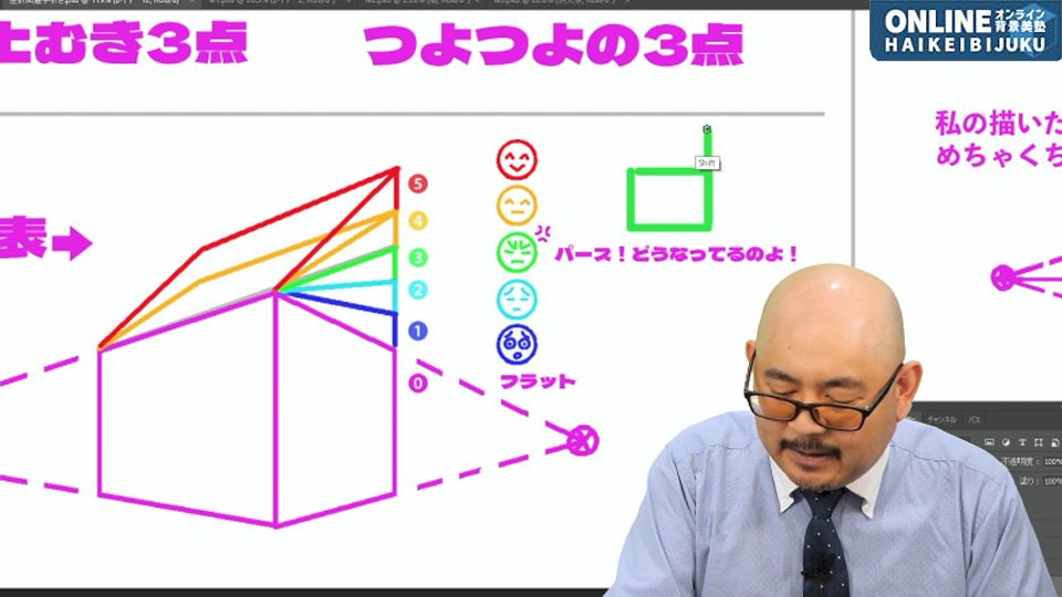 挫折しない背景作画 〜ラフ&パース応用術〜