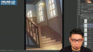 クリスタで描くファンタジーの室内技法