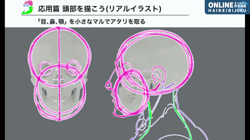 ラフから楽に始めるプロポーション