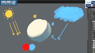気持ちの良い 影と色