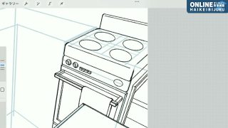 狭いキッチンにいるキャラクター作画をゼロからおしゃべり解説