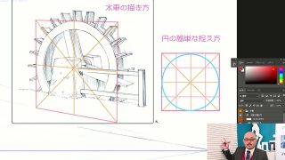 風車と水車～建物を描く～